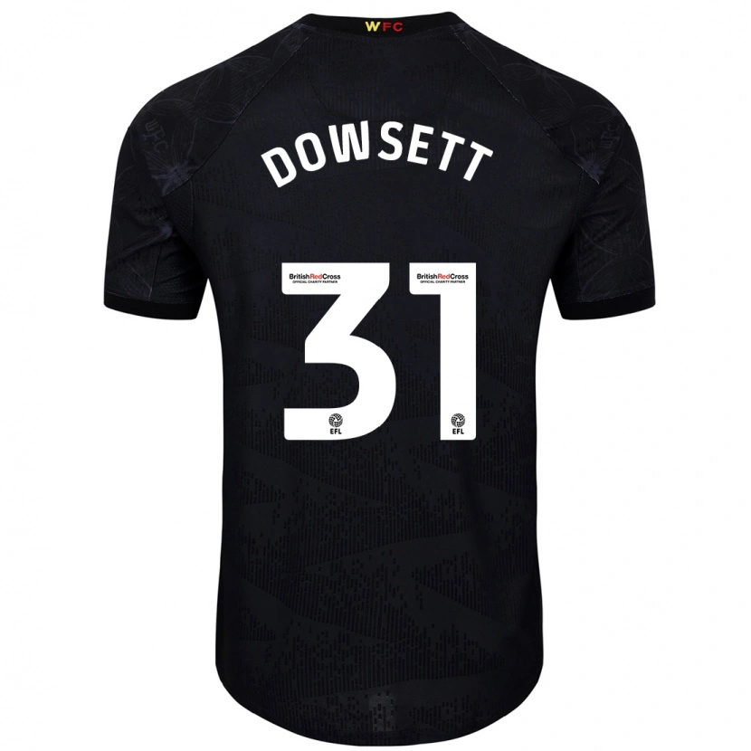 Danxen Kid Rebekah Dowsett #31 Black White Away Jersey 2024/25 T-Shirt