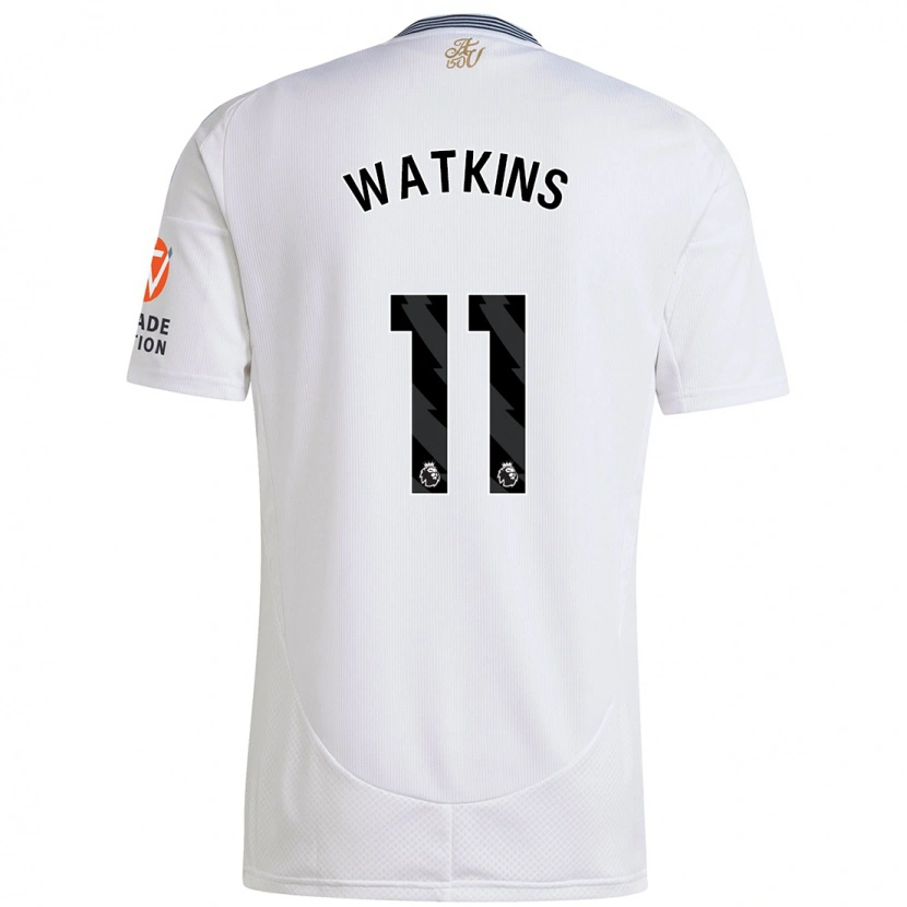 Danxen Kid Ollie Watkins #11 White Away Jersey 2024/25 T-Shirt