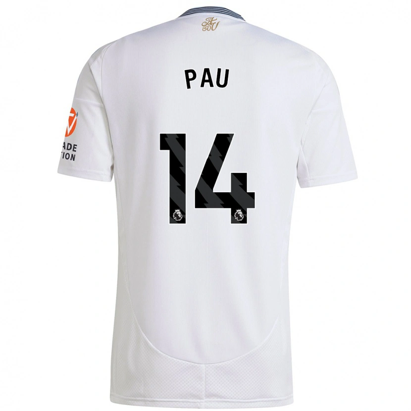 Danxen Kid Pau Torres #14 White Away Jersey 2024/25 T-Shirt