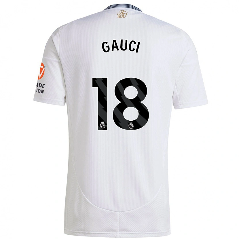 Danxen Kid Joe Gauci #18 White Away Jersey 2024/25 T-Shirt