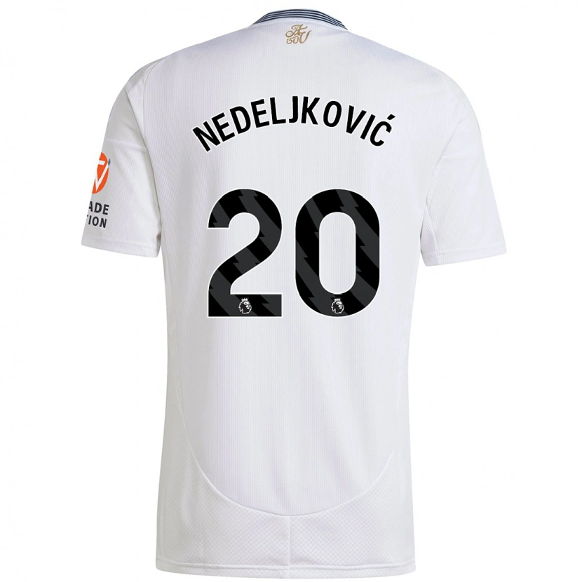 Danxen Kid Kosta Nedeljkovic #20 White Away Jersey 2024/25 T-Shirt