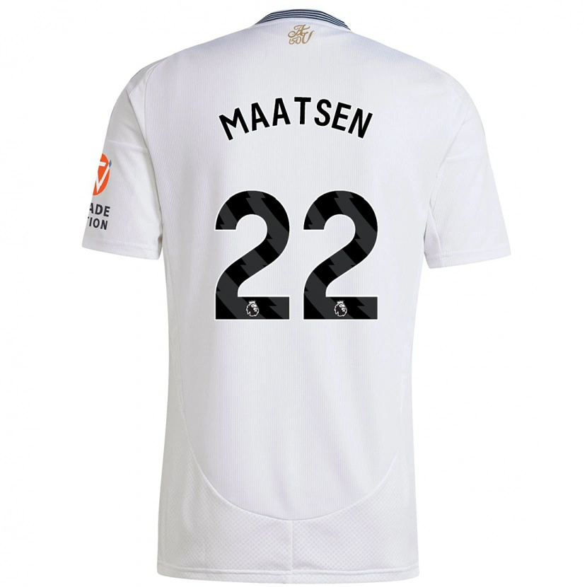 Danxen Kid Ian Maatsen #22 White Away Jersey 2024/25 T-Shirt