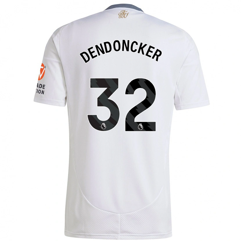 Danxen Kid Leander Dendoncker #32 White Away Jersey 2024/25 T-Shirt