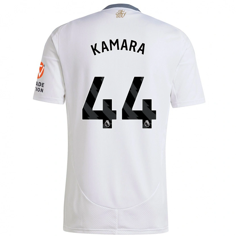 Danxen Kid Boubacar Kamara #44 White Away Jersey 2024/25 T-Shirt