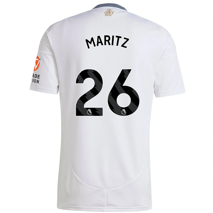 Danxen Kid Noelle Maritz #26 White Away Jersey 2024/25 T-Shirt