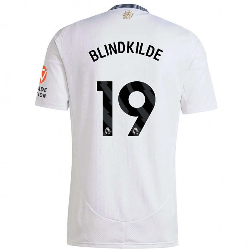 Danxen Kid Laura Blindkilde #19 White Away Jersey 2024/25 T-Shirt