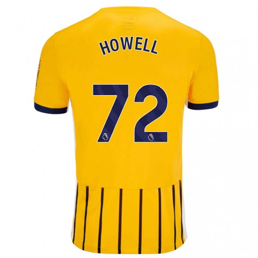 Danxen Kid Harry Howell #72 Gold Blue Pinstripes Away Jersey 2024/25 T-Shirt