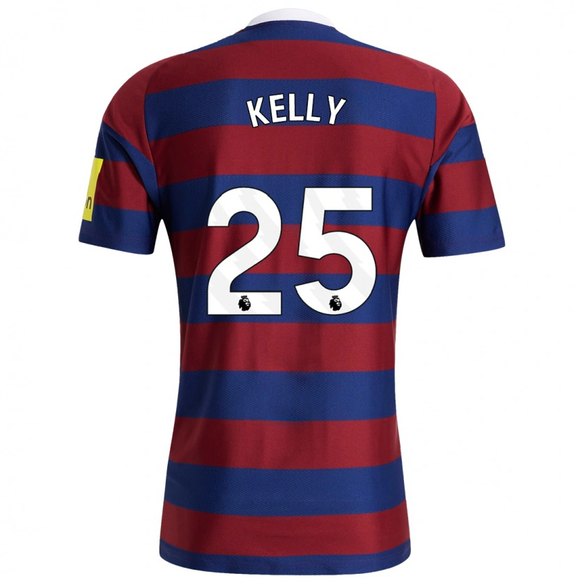 Danxen Kid Lloyd Kelly #25 Burgundy Navy Blue Away Jersey 2024/25 T-Shirt