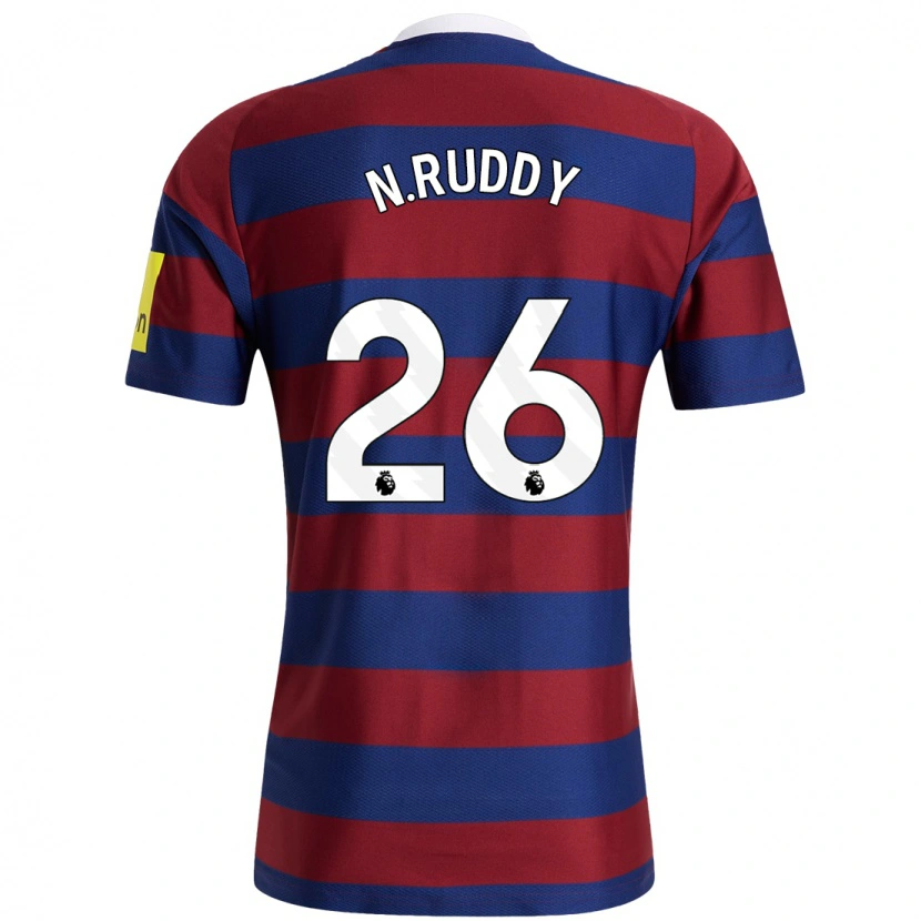 Danxen Kid John Ruddy #26 Burgundy Navy Blue Away Jersey 2024/25 T-Shirt