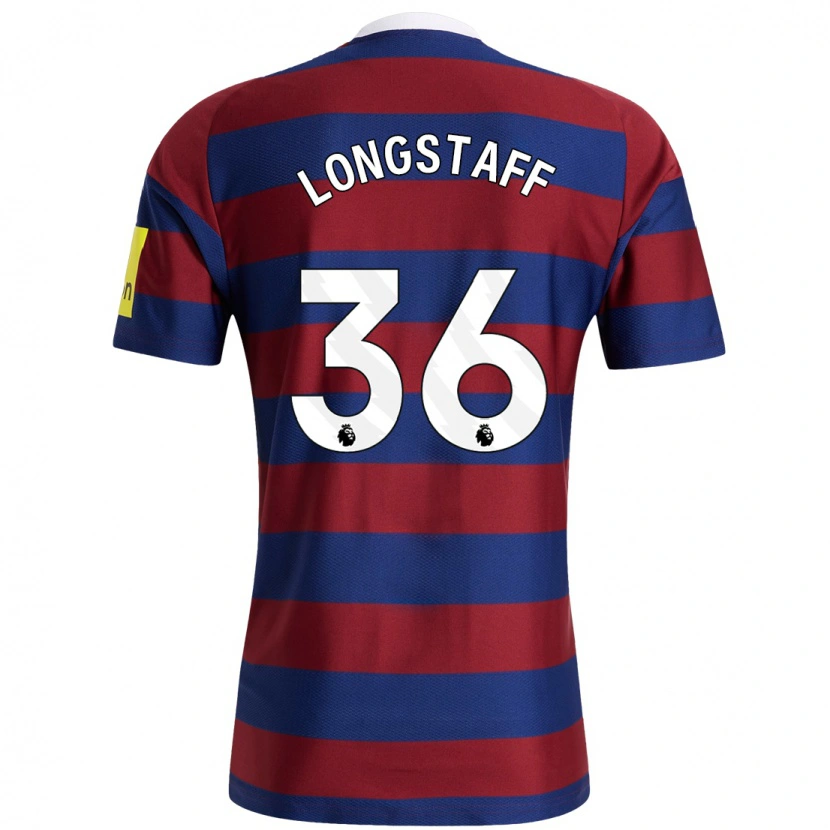 Danxen Kid Sean Longstaff #36 Burgundy Navy Blue Away Jersey 2024/25 T-Shirt