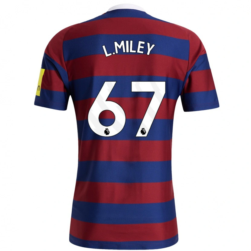 Danxen Kid Lewis Miley #67 Burgundy Navy Blue Away Jersey 2024/25 T-Shirt