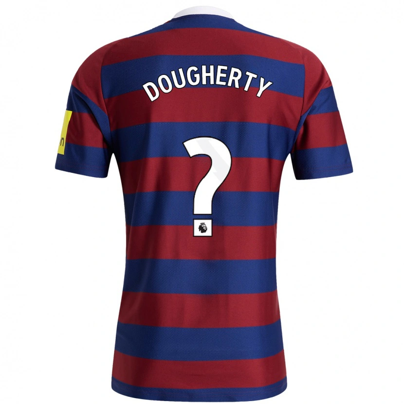 Danxen Kid Ryan Dougherty #0 Burgundy Navy Blue Away Jersey 2024/25 T-Shirt