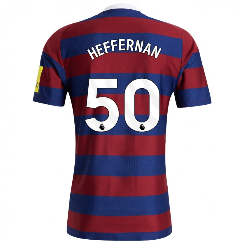 Danxen Kid Cathal Heffernan #50 Burgundy Navy Blue Away Jersey 2024/25 T-Shirt