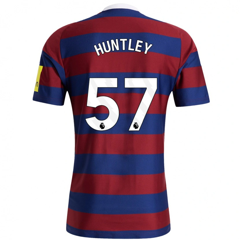 Danxen Kid James Huntley #57 Burgundy Navy Blue Away Jersey 2024/25 T-Shirt