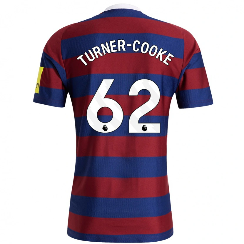 Danxen Kid Jay Turner-Cooke #62 Burgundy Navy Blue Away Jersey 2024/25 T-Shirt