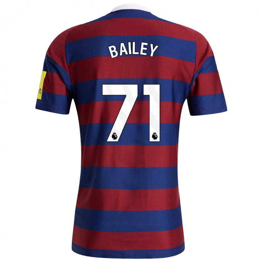 Danxen Kid Scott Bailey #71 Burgundy Navy Blue Away Jersey 2024/25 T-Shirt