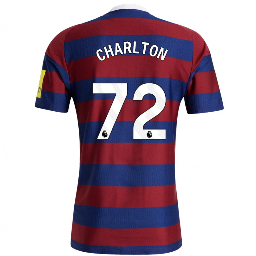 Danxen Kid Dylan Charlton #72 Burgundy Navy Blue Away Jersey 2024/25 T-Shirt