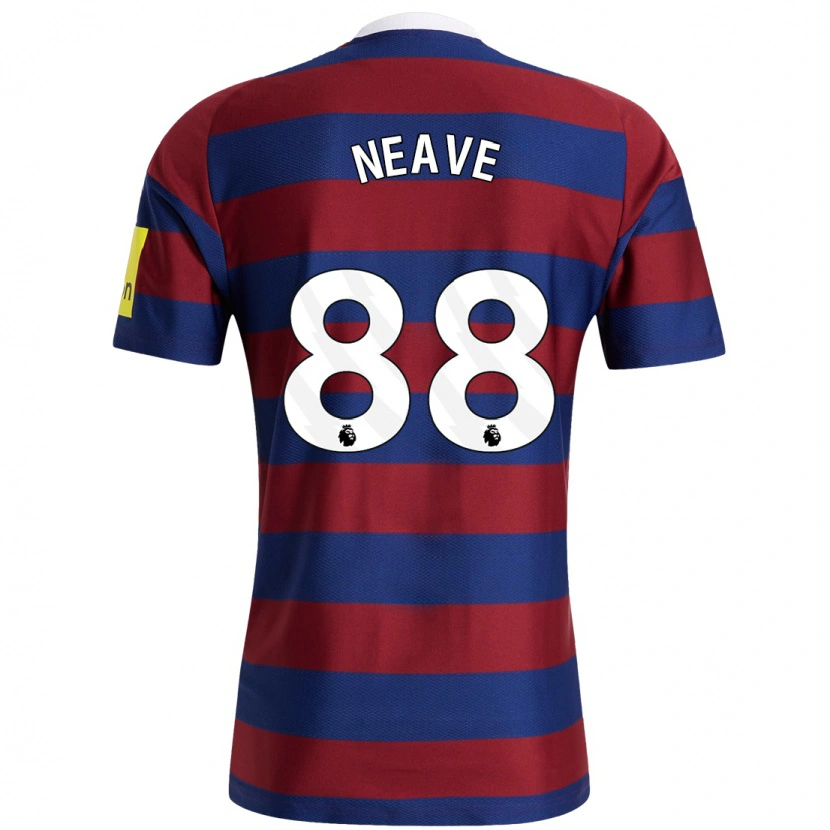 Danxen Kid Sean Neave #88 Burgundy Navy Blue Away Jersey 2024/25 T-Shirt