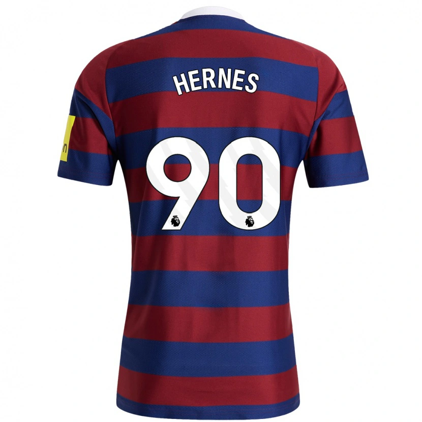 Danxen Kid Travis Hernes #90 Burgundy Navy Blue Away Jersey 2024/25 T-Shirt