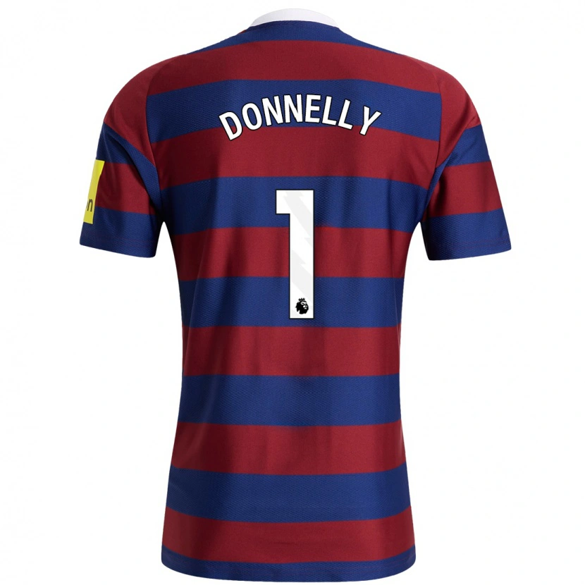 Danxen Kid Grace Donnelly #1 Burgundy Navy Blue Away Jersey 2024/25 T-Shirt