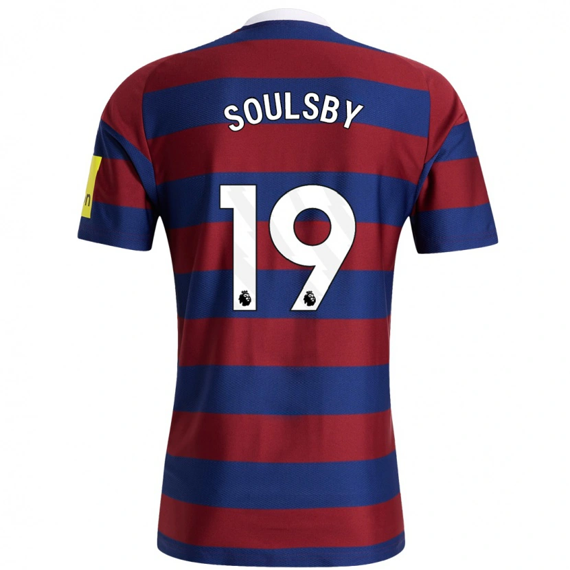 Danxen Kid Anna Soulsby #19 Burgundy Navy Blue Away Jersey 2024/25 T-Shirt