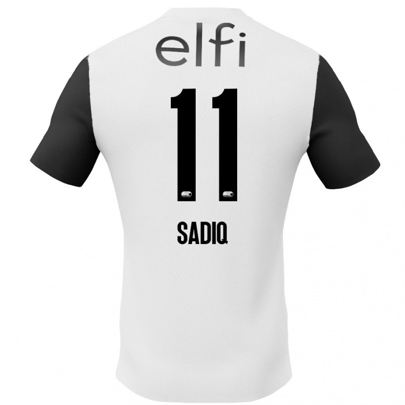 Danxen Kid Ibrahim Sadiq #11 White Black Away Jersey 2024/25 T-Shirt