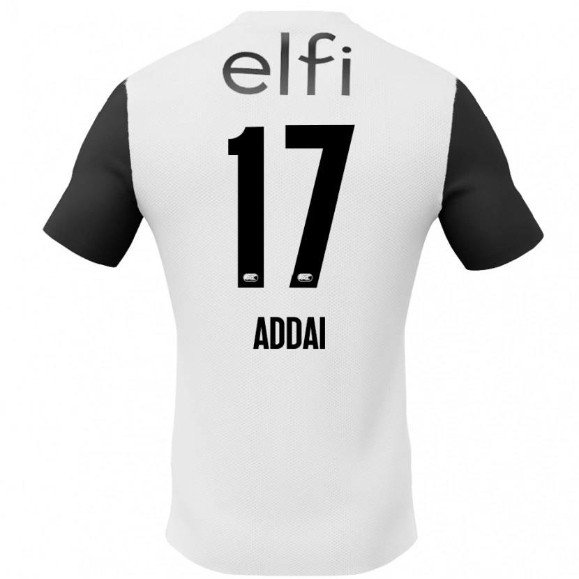 Danxen Kid Jayden Addai #17 White Black Away Jersey 2024/25 T-Shirt