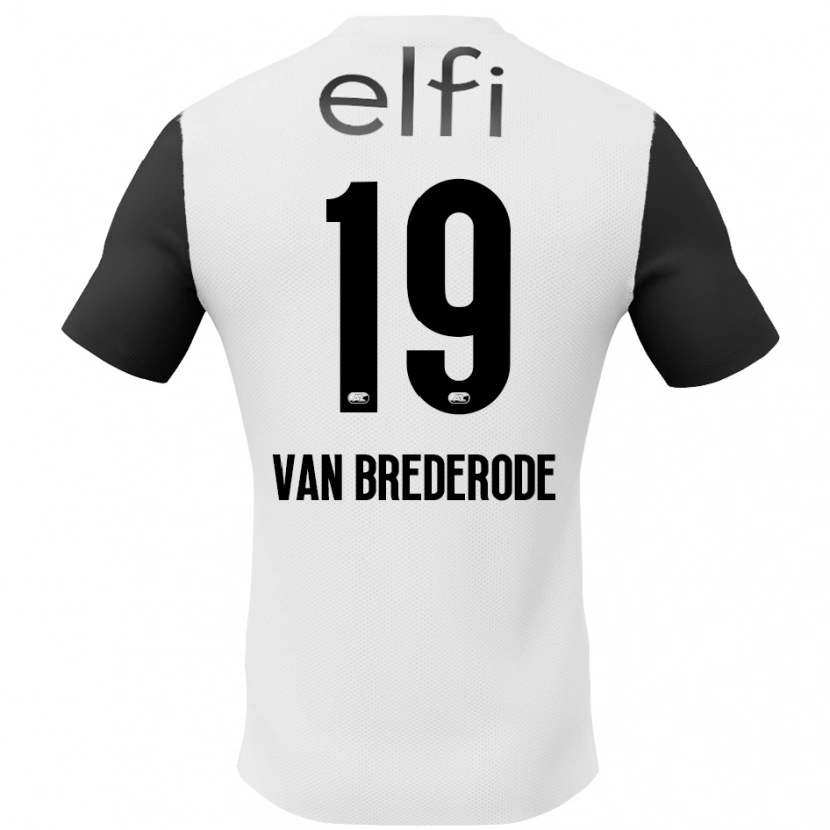 Danxen Kid Myron Van Brederode #19 White Black Away Jersey 2024/25 T-Shirt