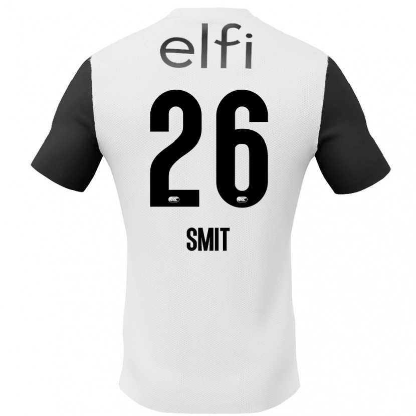 Danxen Kid Kees Smit #26 White Black Away Jersey 2024/25 T-Shirt