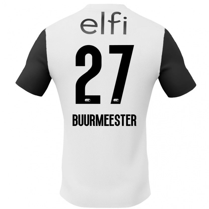 Danxen Kid Zico Buurmeester #27 White Black Away Jersey 2024/25 T-Shirt