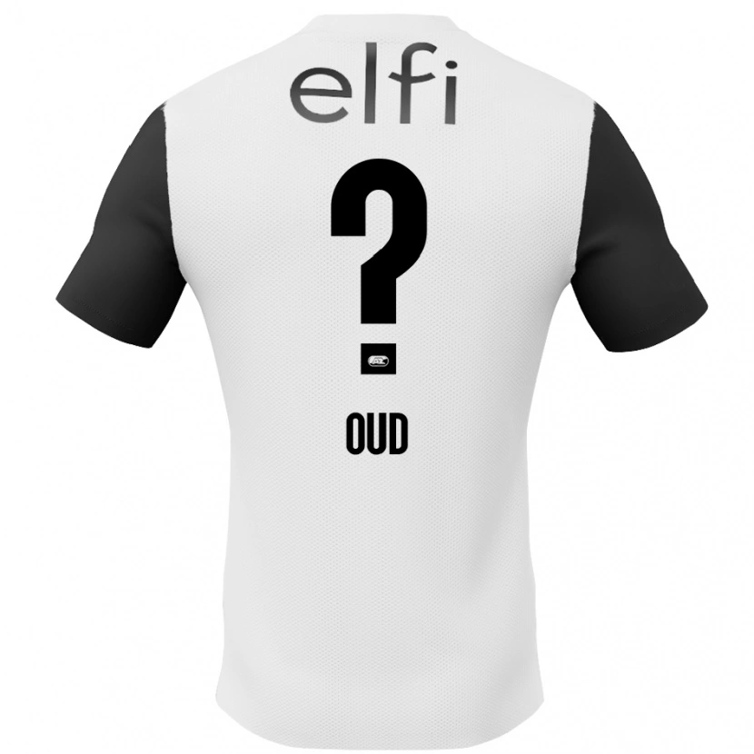 Danxen Kid Joeri Oud #0 White Black Away Jersey 2024/25 T-Shirt