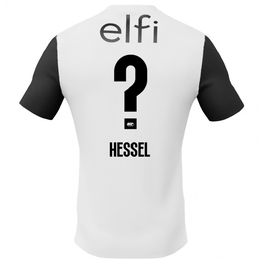 Danxen Kid Hessel De Wit #0 White Black Away Jersey 2024/25 T-Shirt