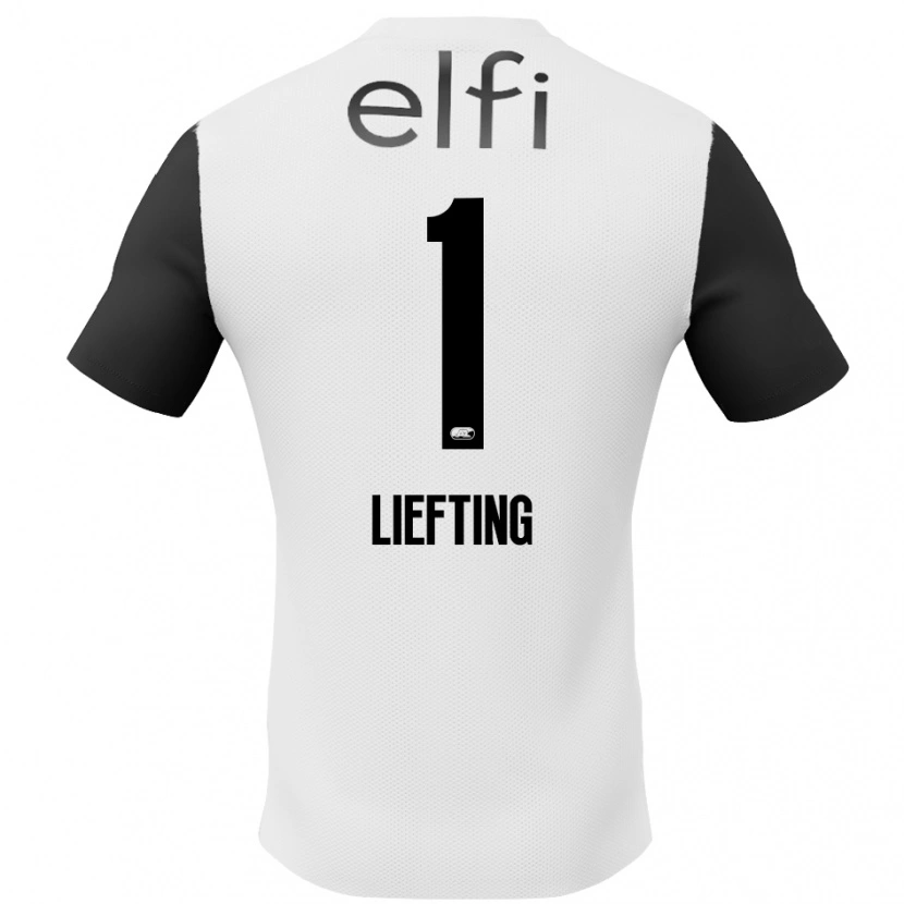 Danxen Kid Femke Liefting #1 White Black Away Jersey 2024/25 T-Shirt