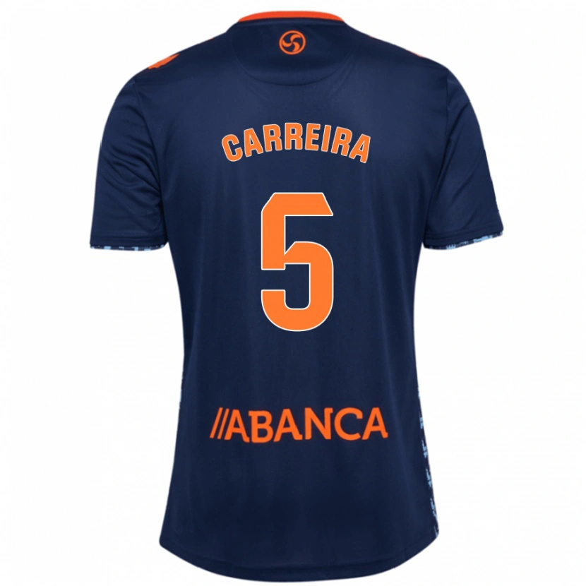 Danxen Kid Sergio Carreira #5 Navy Blue Away Jersey 2024/25 T-Shirt