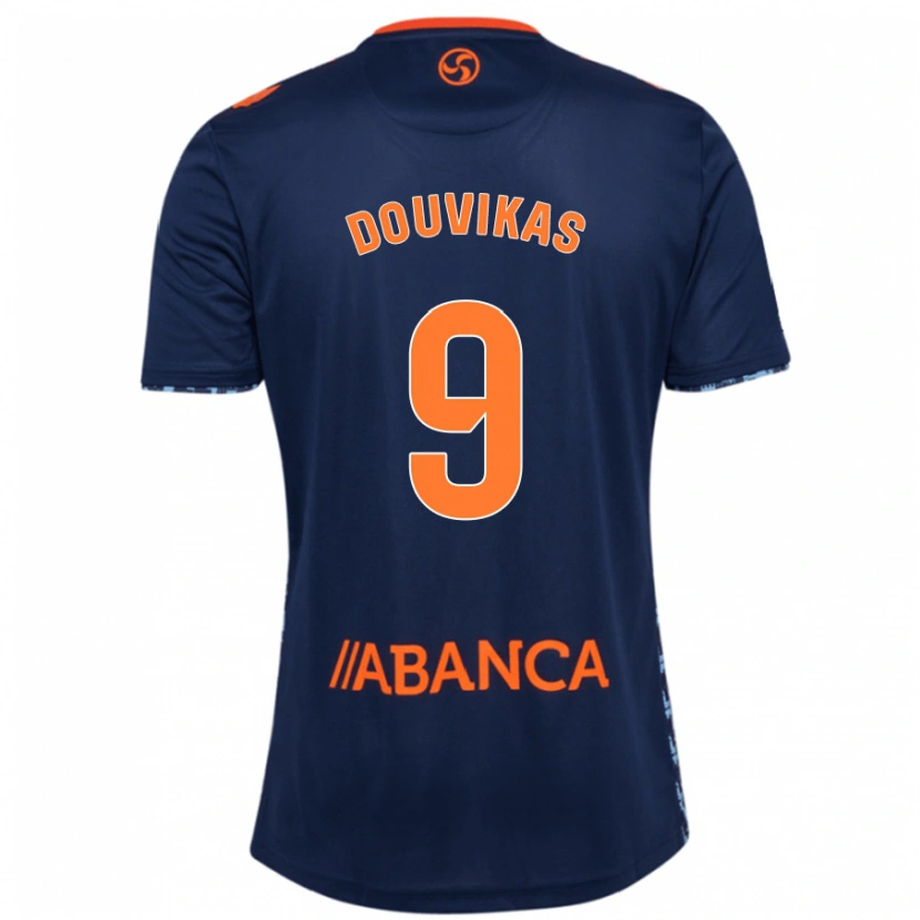 Danxen Kid Anastasios Douvikas #9 Navy Blue Away Jersey 2024/25 T-Shirt