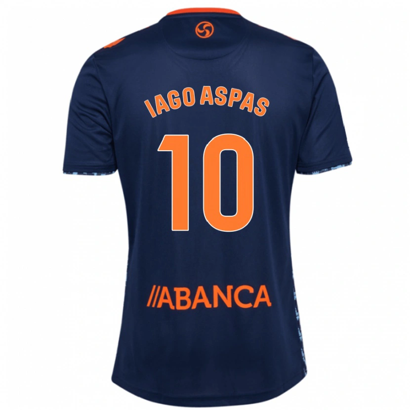 Danxen Kid Iago Aspas #10 Navy Blue Away Jersey 2024/25 T-Shirt