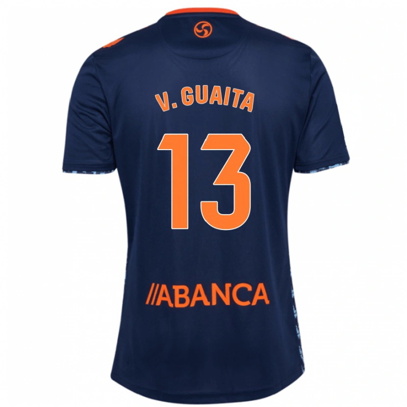 Danxen Kid Vicente Guaita #13 Navy Blue Away Jersey 2024/25 T-Shirt