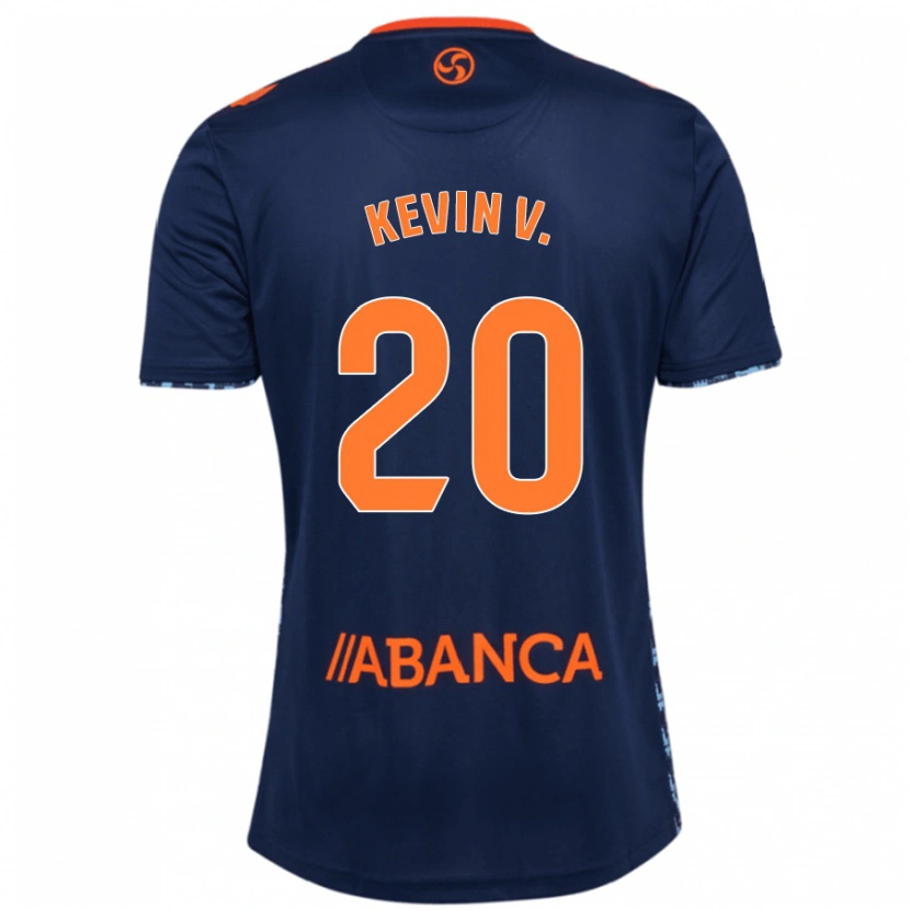 Danxen Kid Kevin Vázquez #20 Navy Blue Away Jersey 2024/25 T-Shirt