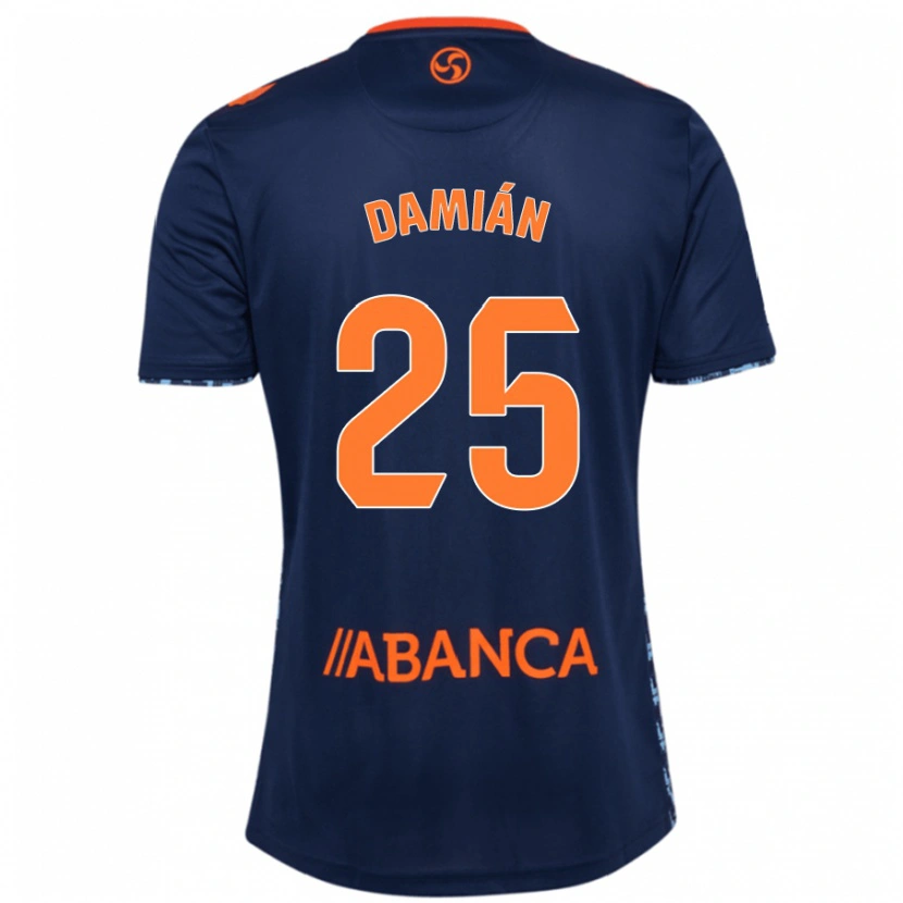 Danxen Kid Damián Rodríguez #25 Navy Blue Away Jersey 2024/25 T-Shirt