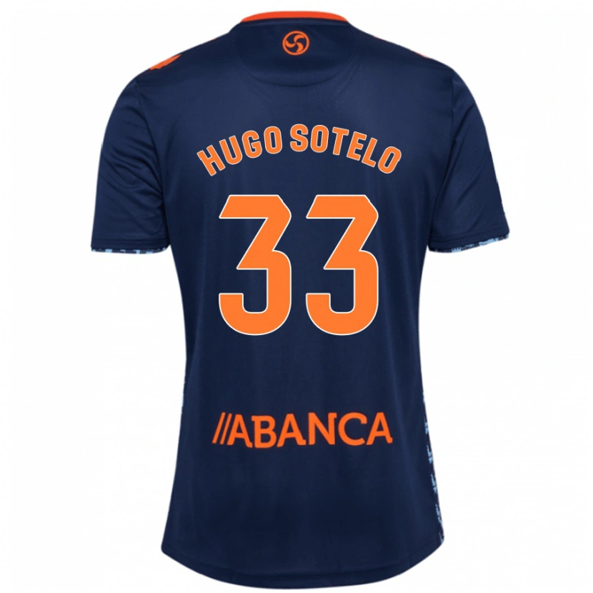 Danxen Kid Hugo Sotelo #33 Navy Blue Away Jersey 2024/25 T-Shirt