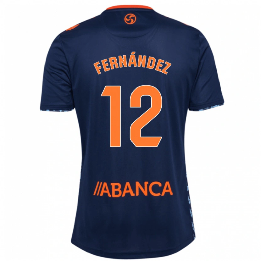 Danxen Kid Manu Fernández #12 Navy Blue Away Jersey 2024/25 T-Shirt