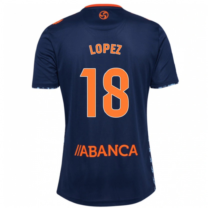 Danxen Kid Joel López #18 Navy Blue Away Jersey 2024/25 T-Shirt