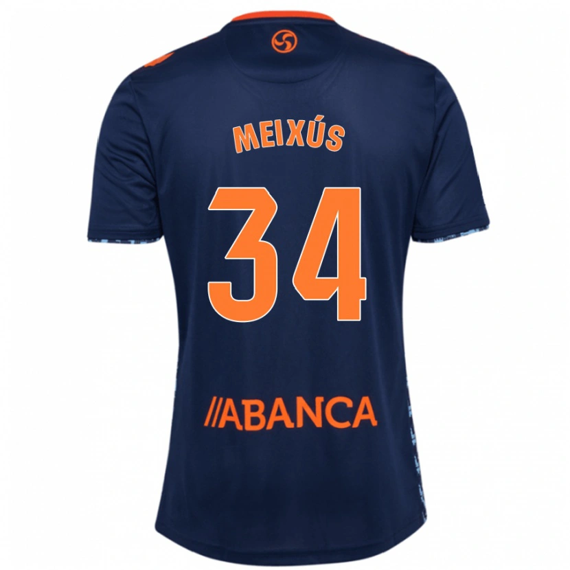 Danxen Kid Pablo Meixús #34 Navy Blue Away Jersey 2024/25 T-Shirt