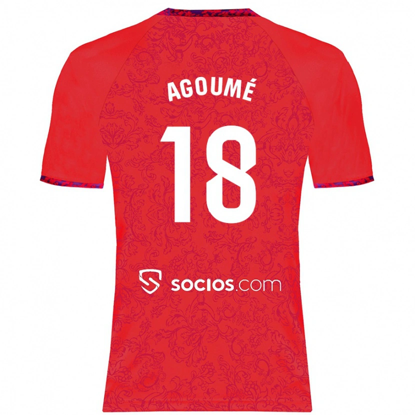 Danxen Kid Lucien Agoumé #18 Red Away Jersey 2024/25 T-Shirt