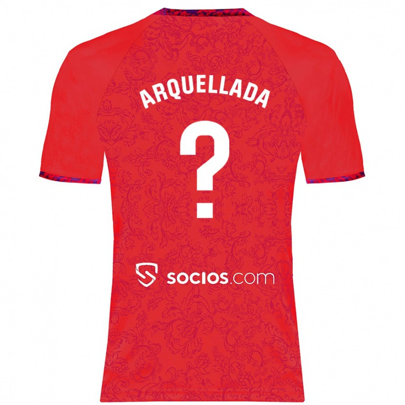 Danxen Kid Álvaro Arquellada #0 Red Away Jersey 2024/25 T-Shirt