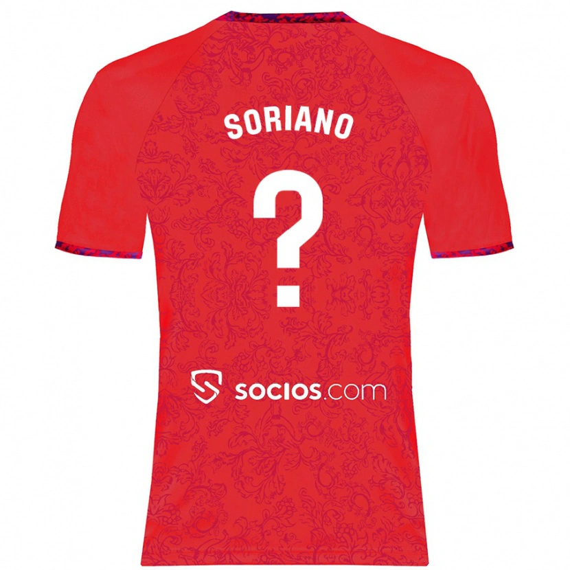 Danxen Kid Antonio Soriano #0 Red Away Jersey 2024/25 T-Shirt