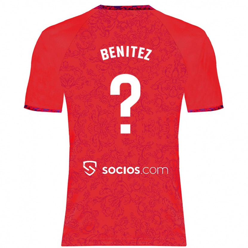 Danxen Kid Emilio Benítez #0 Red Away Jersey 2024/25 T-Shirt