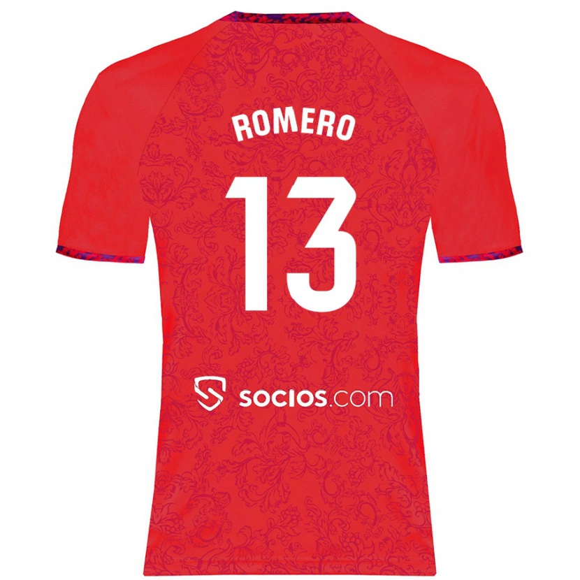 Danxen Kid Rafael Romero #13 Red Away Jersey 2024/25 T-Shirt