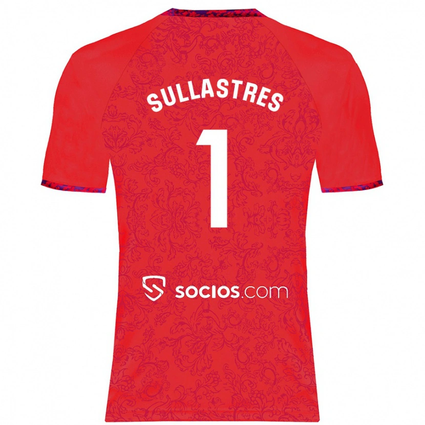 Danxen Kid Esther Sullastres #1 Red Away Jersey 2024/25 T-Shirt