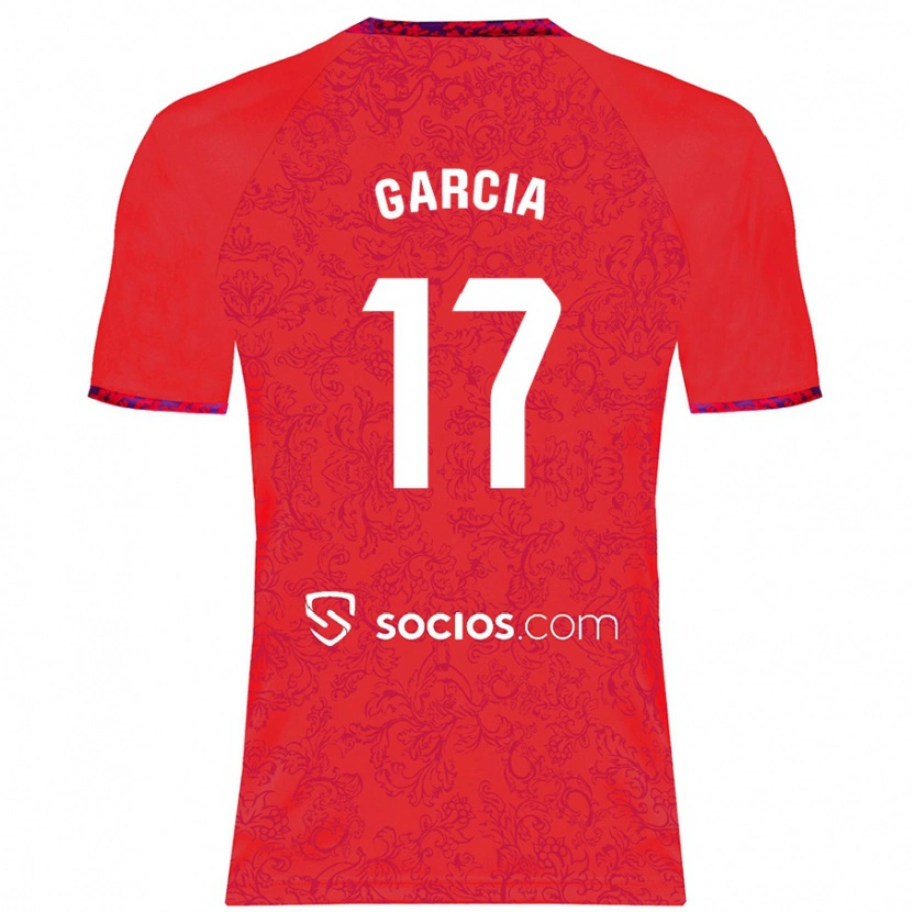 Danxen Kid Débora García #17 Red Away Jersey 2024/25 T-Shirt